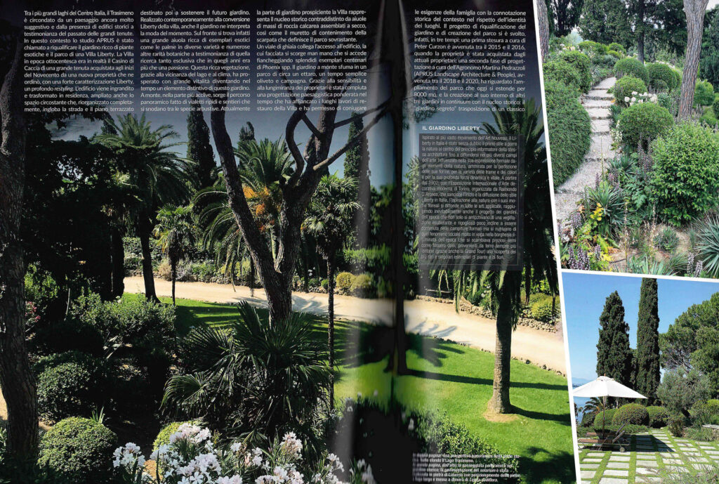 Articolo "Giardino storico liberty lake garden" pubblicato sulla rivista GIARDINO ITALIANO n.10 