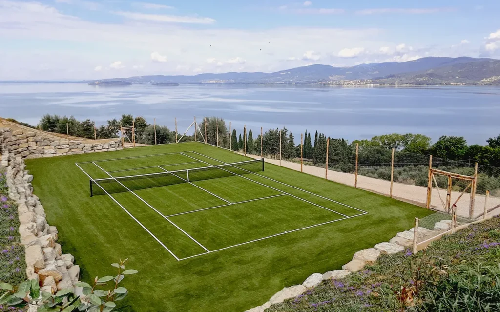 campo da tennis in villa in Umbria
